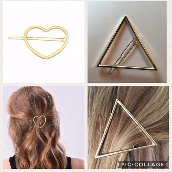 💖Heart and triangle clips!!💟❤️🔺💕 - Picture 3 of 6